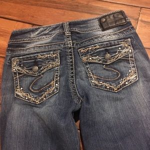 Silver jeans